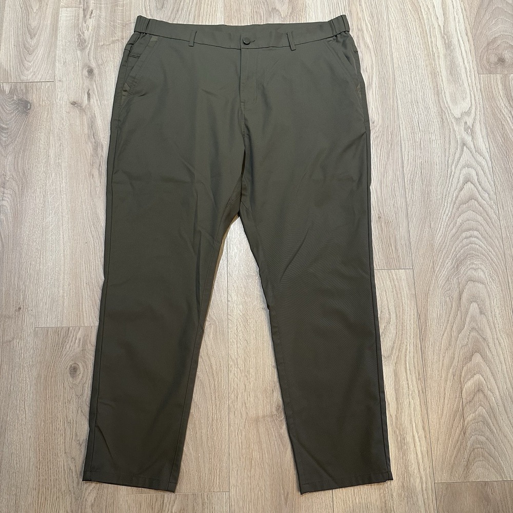 Jack Archer Pants Men 38x30 Olive Green Tech Jetsetter Chino Performance EUC